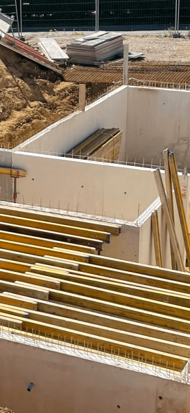 Construction d'une maison béton armé haut de gamme avec jardin à Limonest