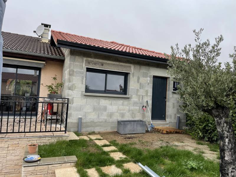 Construction d'une extension sur une maison existant à Soucieu en Jarrest